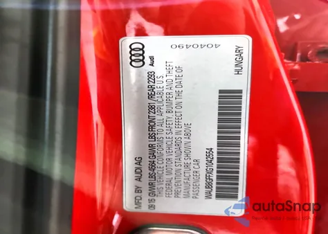 2016 Audi A3 Premium z USA, uszkodzony, nr VIN WAUB8GFFXG1042554